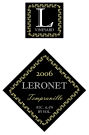 Vine Large Diamond Wine Label 3x3